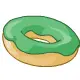 green doughnut