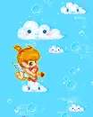 cute kawaii lil cupid angel i love you