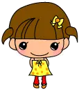 cute kawaii lil girl