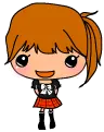 cute kawaii lil girl