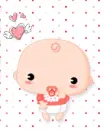 cute kawaii chubby baby