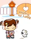 cute kawaii lil girl waiting for love