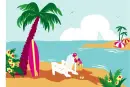 Tropical Fantasy Background 