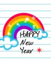 cute kawaii happy new year