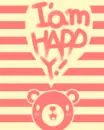 cute kawaii happy teddy bear