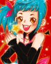 blue hair girl