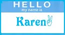 my name is karen