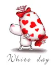 cute kawaii white day