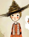 cute boy with a hat