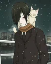 boy & cat