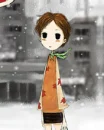 cute winter girl
