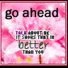 Talk about me