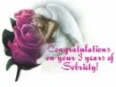Congratulations 3 years sober