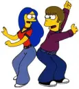 Homer and Marge