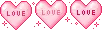 pink hearts