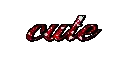 CUTE GLITTER TEXT
