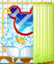 Mickey's shower