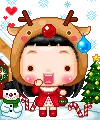 cute kawaii christmas sayclub kelly brunette