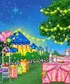 cute kawaii outdoor party