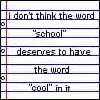 School: Cool