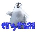 Crystal w/penguin