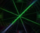 blue and green cyber star