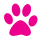 lil hot pink paw