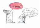 funny speech balloon