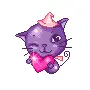 purple cat