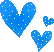 blue hearts