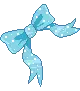 blue bow