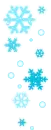 blue flaks
