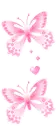 pink butterflys