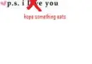 i love,no hope something eats you:)