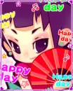 cute kawaii fan girl happy day