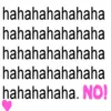 haha NO!!