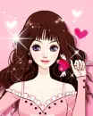 cute kawaii pink fashion girl