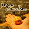 I open at the close