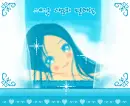 cute kawaii blue dreamy girl