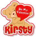 be my valentine kirsty teddy