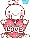 cute kawaii love heart