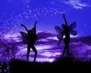 2 Fairies Walking In The Dark