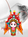 cute kawaii beijing opera character