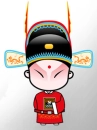 cute kawaii beijing opera character