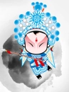 cute kawaii beijing opera character