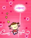 cute kawaii lil girl in love