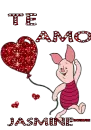 Jasmine I love you piglet