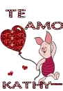 Kathy i love you piglet