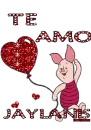 Jaylanis i love you piglet