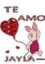 Jayla i love you piglet